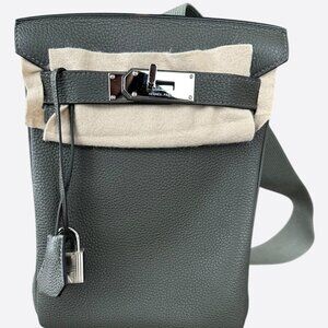 Hermes Olive HAC A Dos Crossbody Backpack